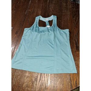 XL Columbia Sportswear Titanium Aqua Green Blue Sleeveless Racerback Tank Top